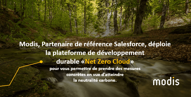 Modis, Partenaire de référence Salesforce, déploie la plateforme de développement durable Net Zero Cloud